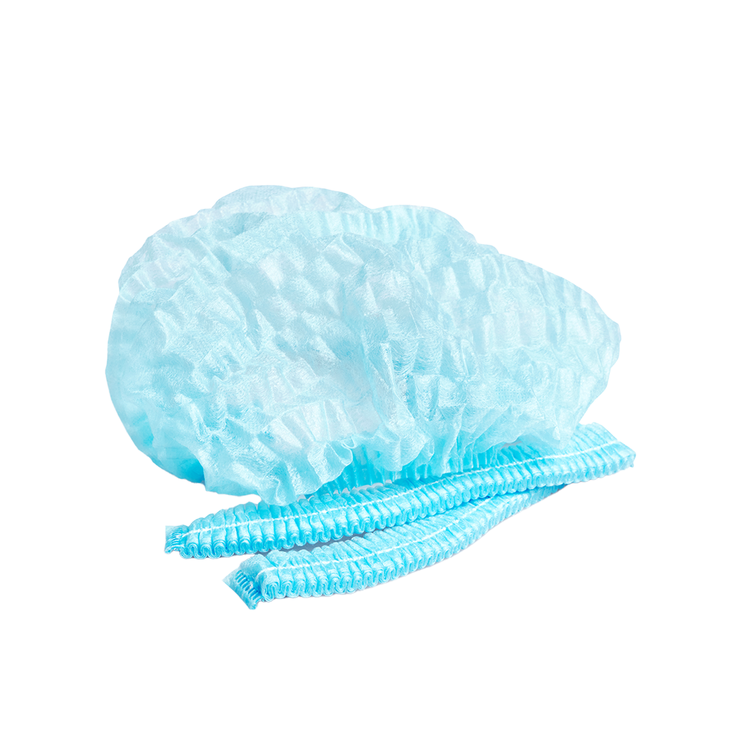 ერთჯერადი ქუდი ბამბის ლუჯრი/თეთრი 100 ცალი შეკვრაში