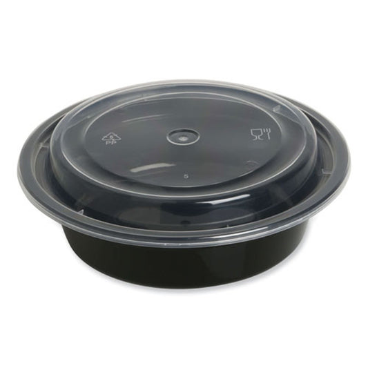 Hot PP container 750 ml with lid, 100 pieces